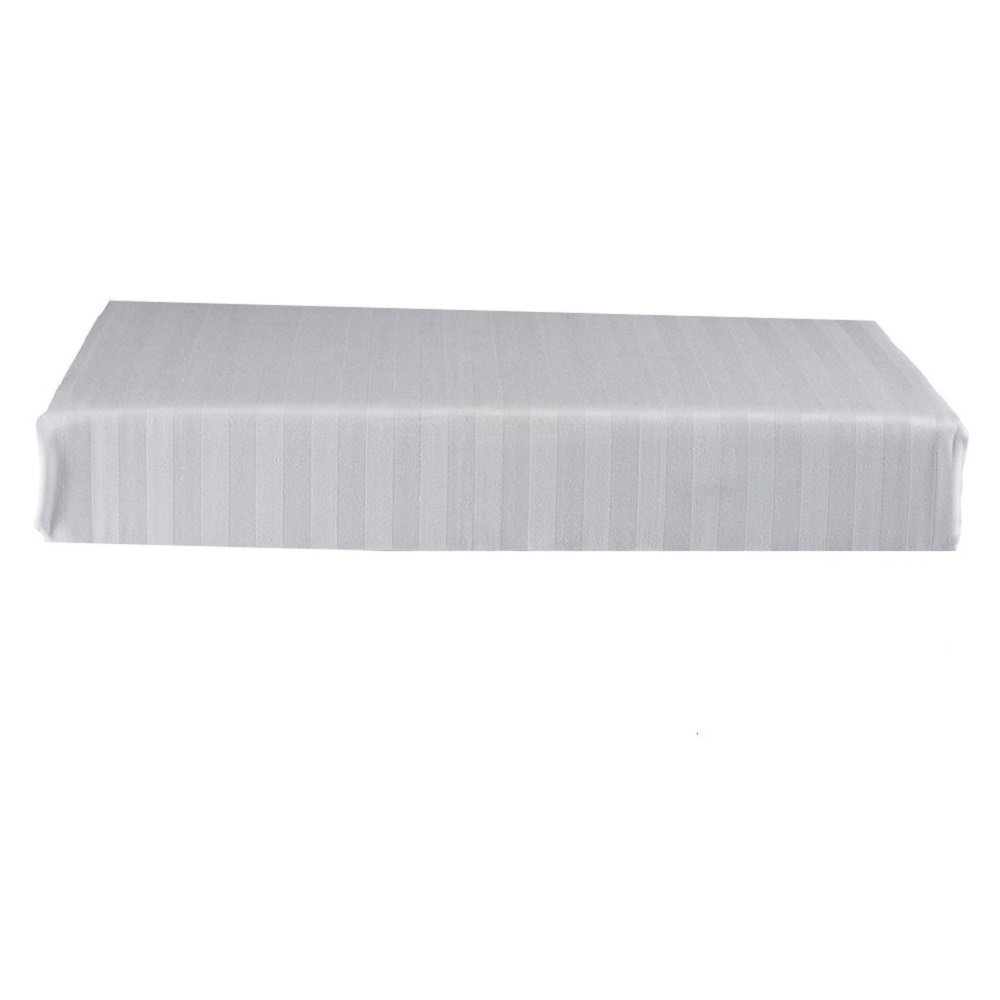 300 TC CVC Sateen Stripe Duvet Cover - Single - Image 2