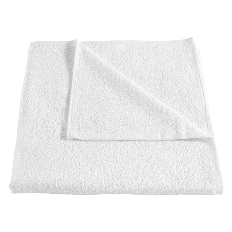 A white Bath Towel.